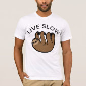 Sleuf live traag t-shirt (Voorkant)