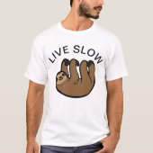 Sleuf live traag t-shirt (Voorkant)