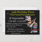 Sleuf machine 50e verjaardag kaart (Voorkant)