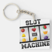 Sleuf machine—goed luck! sleutelhanger (Voorkant)