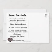 Sleuf Machine Save the Date Lucky in Love (Achterkant)