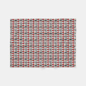 Sleuf-machinelevers Fleece Deken (Voorkant (Horizontaal))