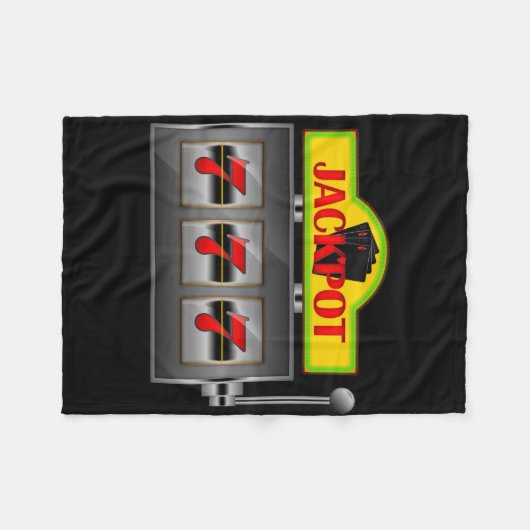 Sleuf-machinelevers Fleece Deken (Voorkant (Horizontaal))