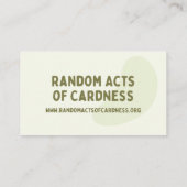 Sleuf Mailable Hug Cards Contactkaartje (Achterkant)