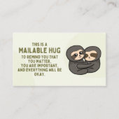 Sleuf Mailable Hug Cards Contactkaartje (Voorkant)