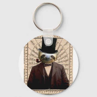 Sleuf Man Victoriaans Steampunk Anthropomorphic Sleutelhanger