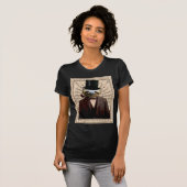 Sleuf Man Victoriaans Steampunk Anthropomorphic T-shirt (Voorkant volledig)