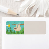 Sleuf met achtergrond baby etiket (Insitu)