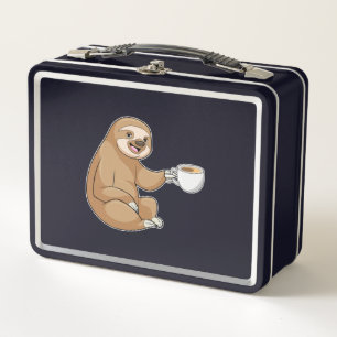 Sleuf met beker koffie