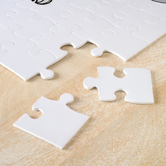 Sleuf met beker koffie legpuzzel (Zijkant)