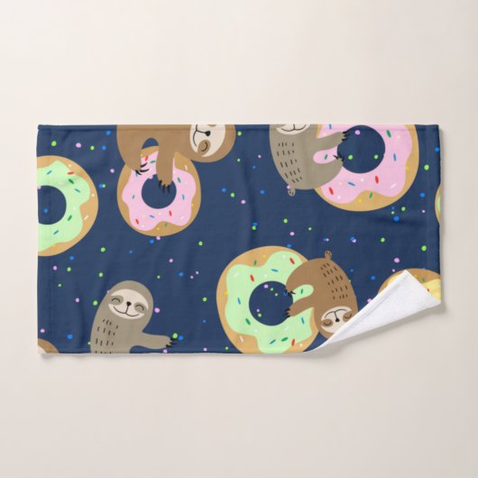 Sleuf met donuts  handdoek (Handdoek)