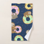 Sleuf met donuts  handdoek (Handdoek)
