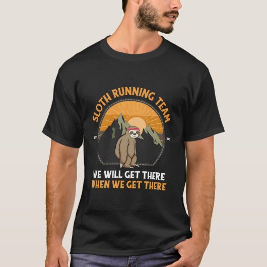 Sleuf met draaiend team voor sleuf t-shirt (Voorkant)