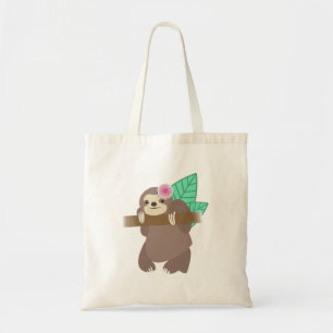 Sleuf met flankerende digitale illustratie tote bag
