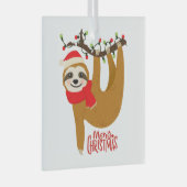 Sleuf met kerst met feestdag glas ornament (Voorkant Rechts)