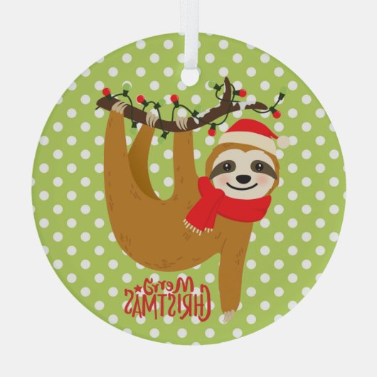 Sleuf met kerst met feestdag glas ornament (Achterkant)