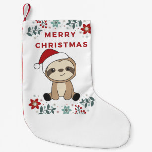 Sleuf met kerstwinter winterdieren kleine kerstsok