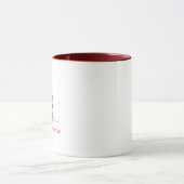 Sleuf met kerstwinter winterdieren mok (Midden)