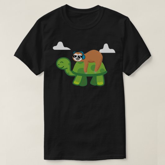 Sleuf met ledige schuifwiel met luie sleuf t-shirt (Design voorkant)