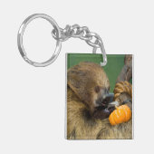 Sleuf met pompoen sleutelhanger (Voorkant Links)