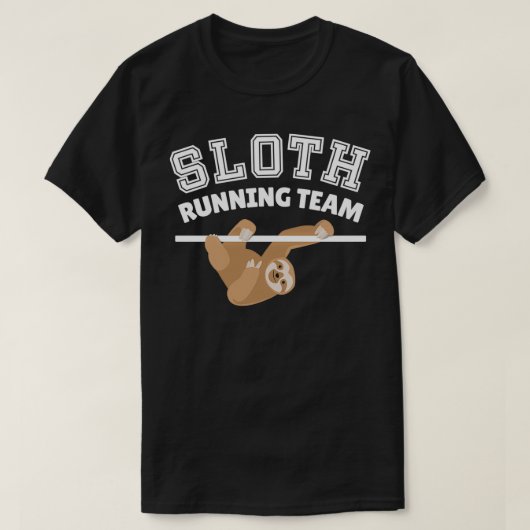 Sleuf met team Funny Sports Jogging Run Gift 2 T-shirt (Design voorkant)