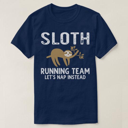 Sleuf met team laat in plaats daarvan Nap T-shirt (Design voorkant)