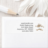 Sleuf met trage beweging - Kies een achterkleur Etiket (Insitu)