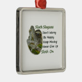 Sleuf Motivatie Gezegden met sleuf Metalen Ornament (Rechts)