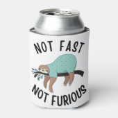 Sleuf niet snel, niet woedend blikjeskoeler (Blikje Voorkant)