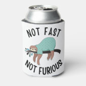 Sleuf niet snel, niet woedend blikjeskoeler (Blikje Achterkant)