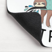 Sleuf niet snel, niet woedend muismat (Hoek)