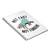 Sleuf niet snel, niet woedend notitieboek (Rechterzijde)