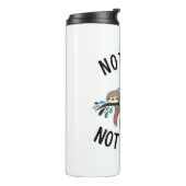 Sleuf niet snel, niet woedend thermosbeker (Gedraaid links)