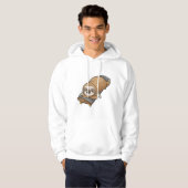 Sleuf om te slapen met skateboard hoodie (Voorkant volledig)
