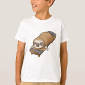 Sleuf om te slapen met skateboard t-shirt (Voorkant)