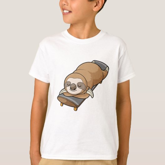Sleuf om te slapen met skateboard t-shirt (Voorkant)