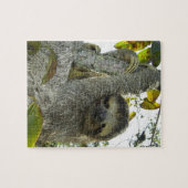 Sleuf omhoog een structuur legpuzzel (Horizontaal)