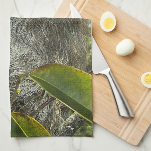 Sleuf omhoog een structuur theedoek (Quarter Fold)