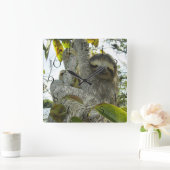 Sleuf omhoog een structuur vierkante klok (Huis)