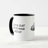 Sleuf op boom mok (Voorkant links)