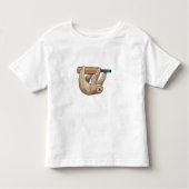Sleuf op cricket met cricket bat kinder shirts (Voorkant)