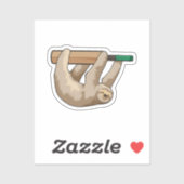 Sleuf op cricket met cricket bat sticker (Vel)