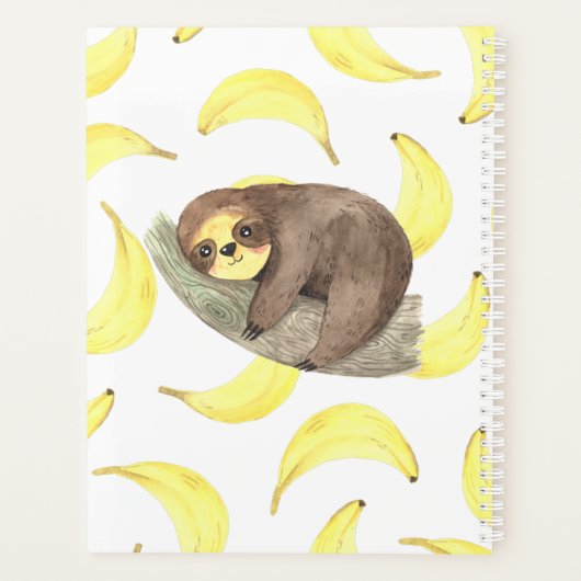 Sleuf op een bijkantoor Bananas Animal Name Planner (Achterkant)