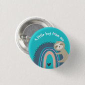 Sleuf op een Button van Rainbow Hug (Voorkant /achterkant)