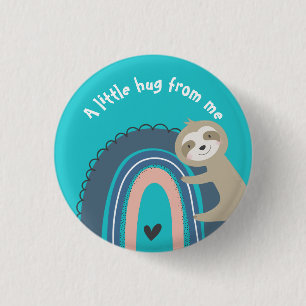 Sleuf op een Button van Rainbow Hug