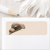 Sleuf op een filiaal etiket (Insitu)