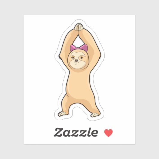 Sleuf op fitness-sport sticker (Vel)