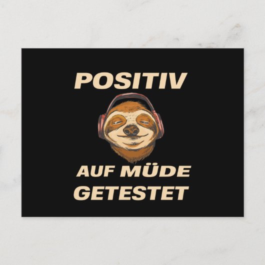 Sleuf positief getest voor gebonden briefkaart (Voorkant)