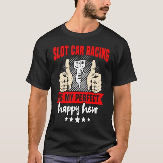 Sleuf Race Track Racetrack Hand Controller Slot Ca T-shirt (Voorkant)