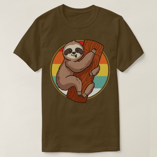 Sleuf-retro T-shirt (Design voorkant)